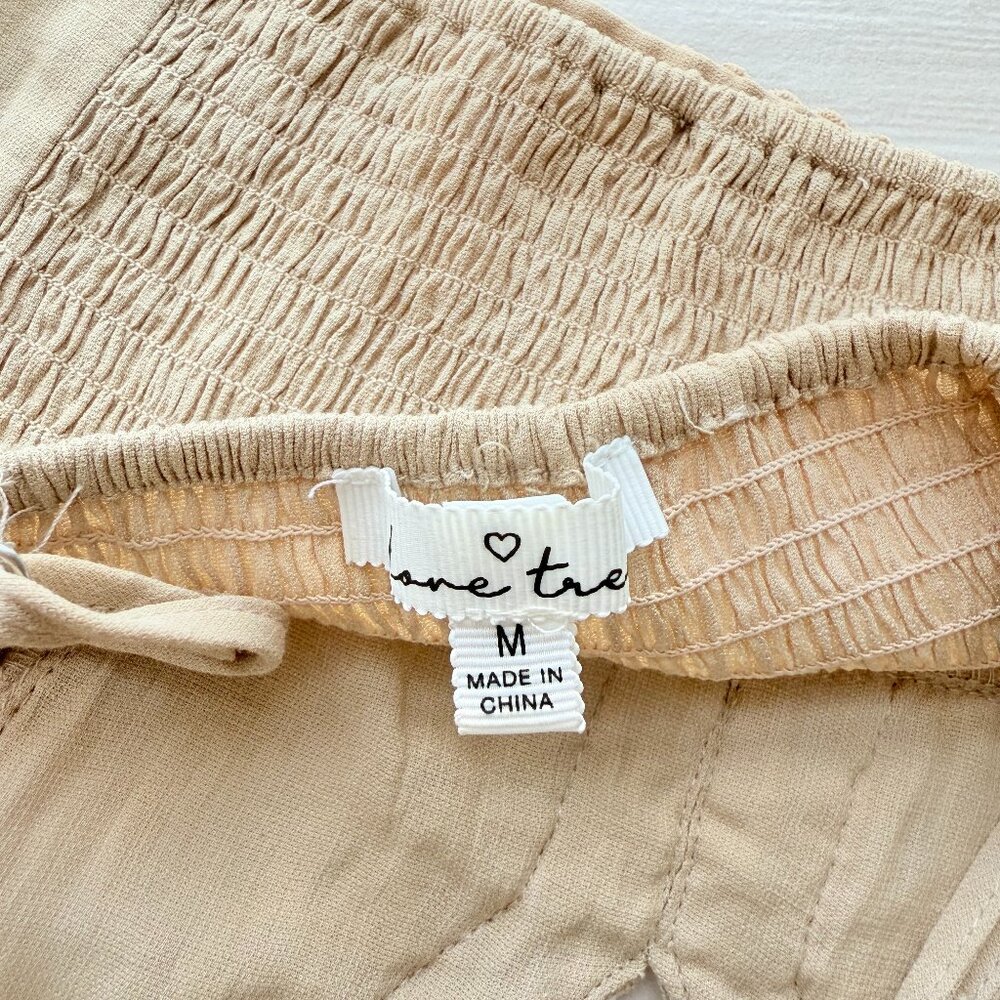 Tan Bralette Top